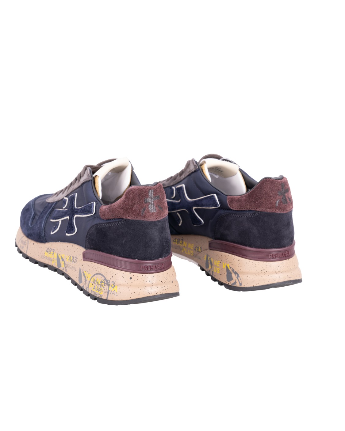 shop PREMIATA Saldi Scarpa: Premiata sneakers "Mick 6868".
Brand Logo.
Suola ergonomica.
Composizione tomaia: 45% Pelle di vitello 55% Poliammide.
Suola: 65% EVA 5% TPU (PLASTIC MATERIAL) 30% RUBBER.
Made in Vietnam.. MICK 6868-B number 7196674